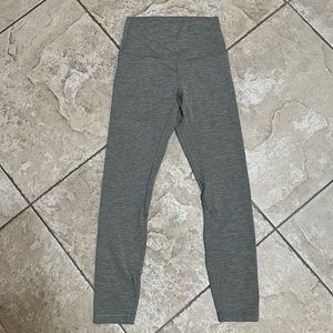 Lululemon align leggings 25, in heather grey sage. Size 4